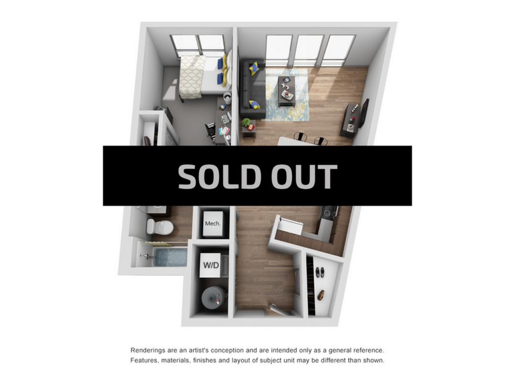 1BR/1BA