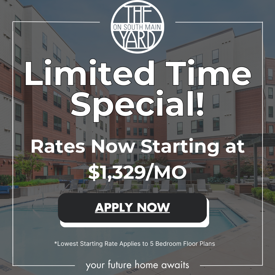 Limited Time Special! Rates now starting at $1,329 per month