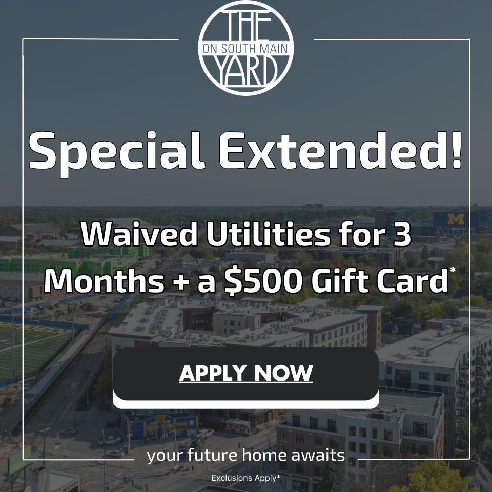 Waived utilities for 3 months + $500 gift card